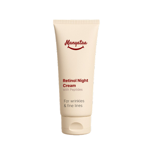 Retinol Night Cream for reducing wrinkles and fine lines